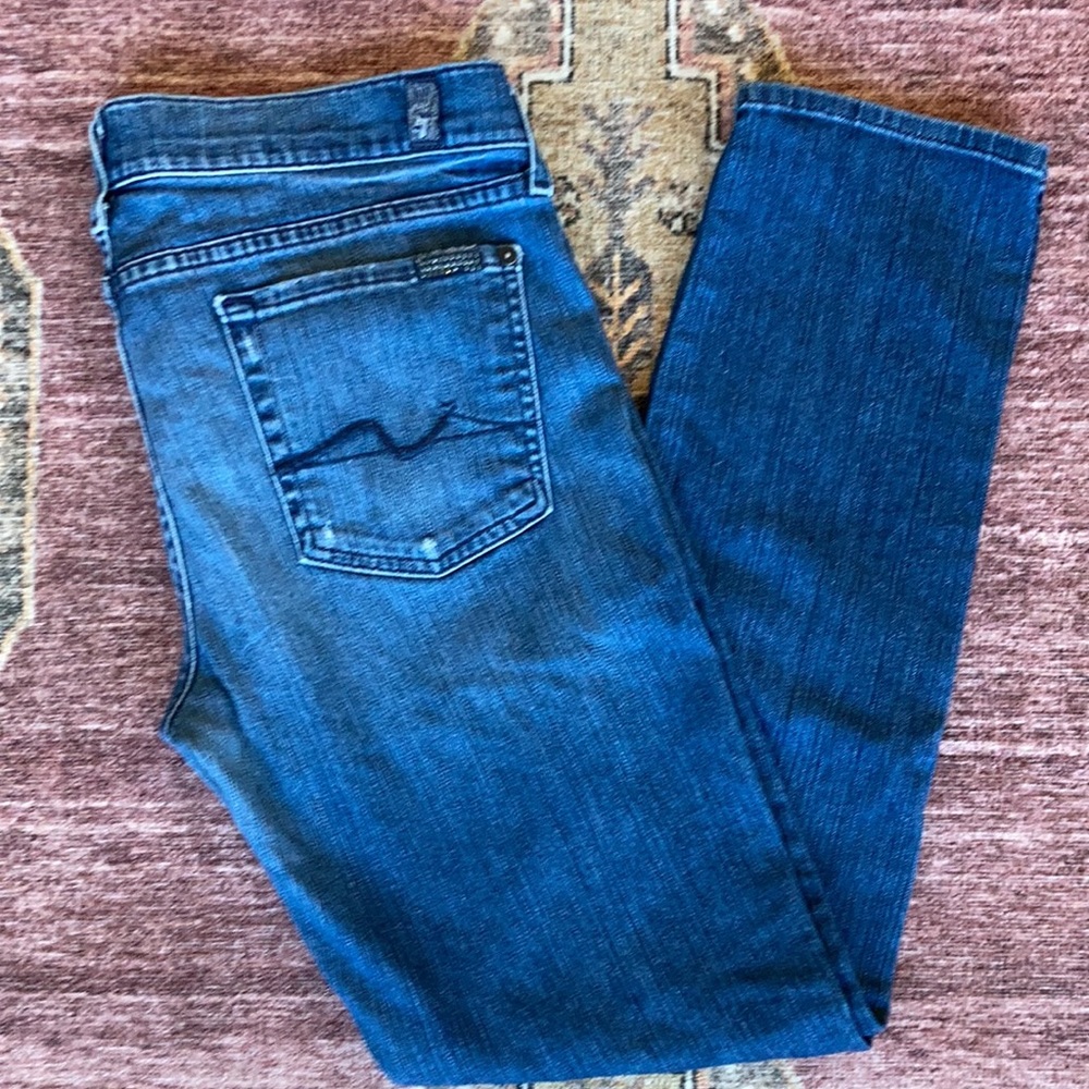 7 For All Mankind Josephina Button-fly Jeans